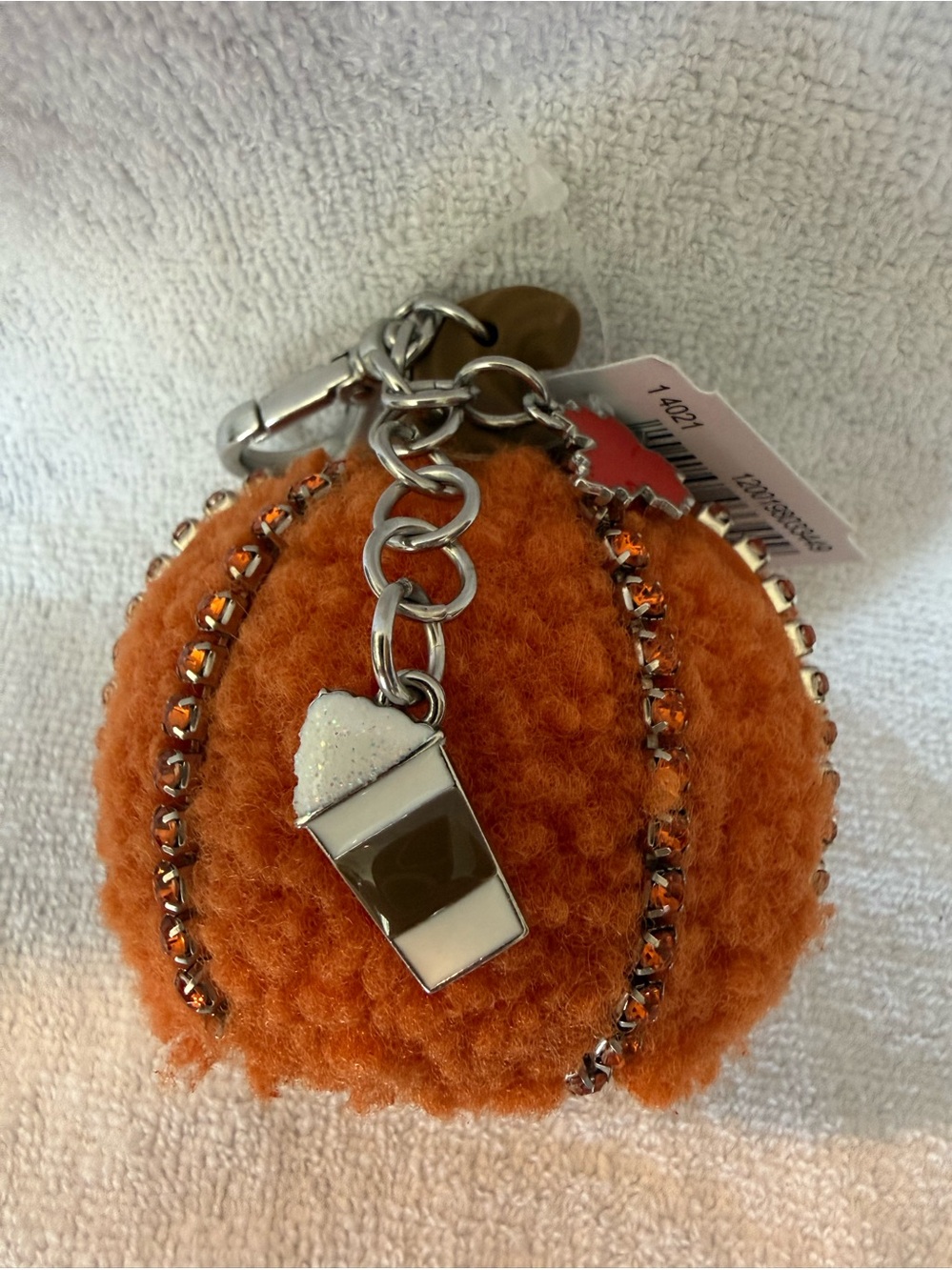 NWT Bath & Body Works Appliqué Pumpkin PocketBac holder